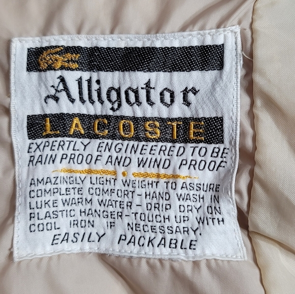 VINTAGE 1960's ALLIGATOR LACOSTE Full-Fit Utility Hooded Belted Trech Coat Sz L - Picture 10 of 12